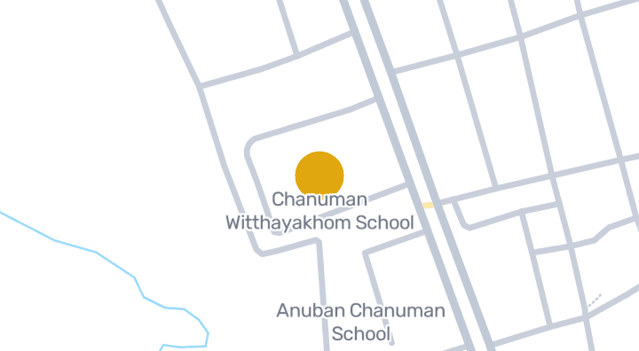 แผนที่แสดงโรงเรียน ชานุมานวิทยาคม
