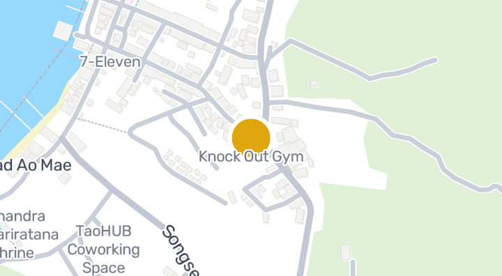 แผนที่แสดงKnock Out Gym