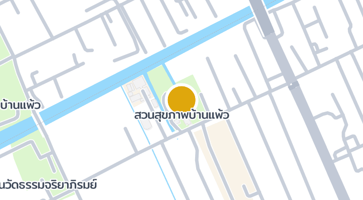 显示สวนสุขภาพบ้านแพ้ว的地图