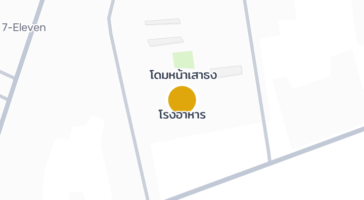 显示โรงอาหาร的地图