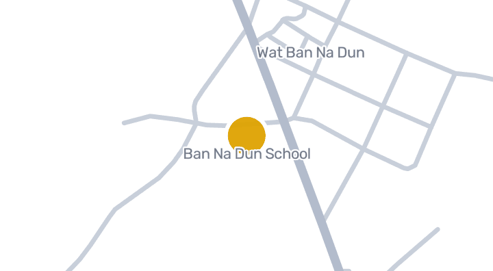 แผนที่แสดงโรงเรียน บ้านนาดูน