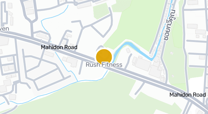 显示Rush Fitness的地图