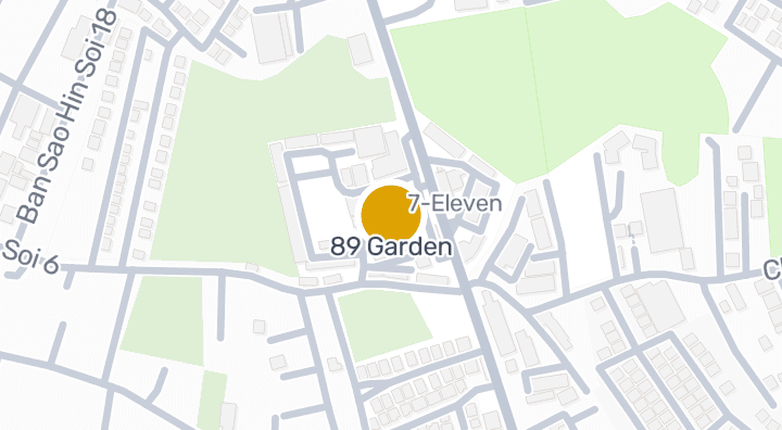 Map showing 89 Garden