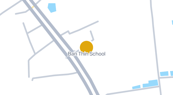 แผนที่แสดงโรงเรียนบ้านถิ่น อุษาวิทยา