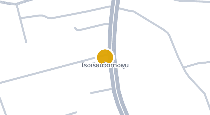 Map showing โรงเรียนวัดทางพูน