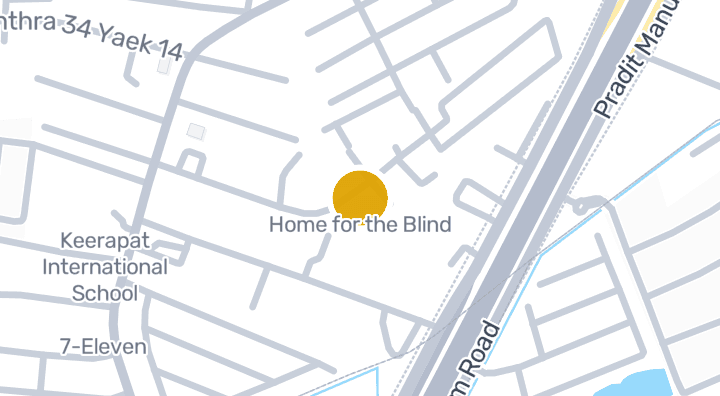 Home for the Blindを示す地図