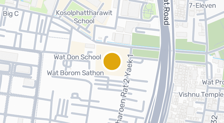Map showing Nipatwittaya School