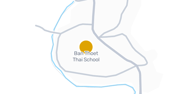 แผนที่แสดงBan Thoet Thai School