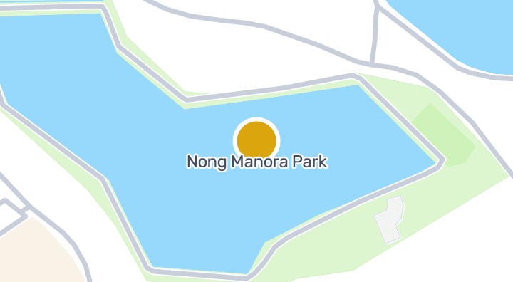 แผนที่แสดงสวนสาธารณะหนองมโนราห์