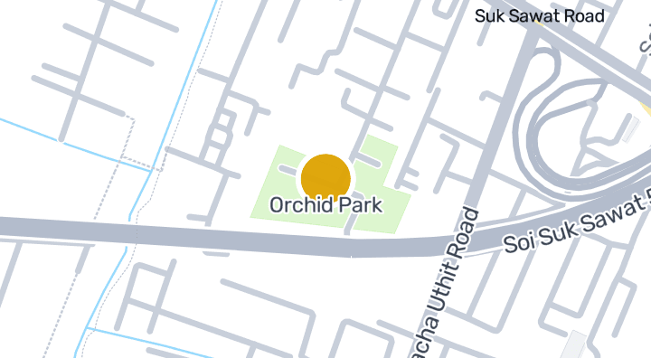แผนที่แสดงOrchid Park