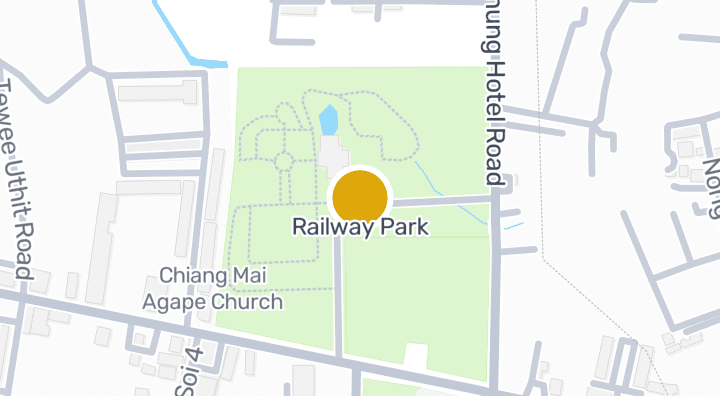 Map showing Railway Park