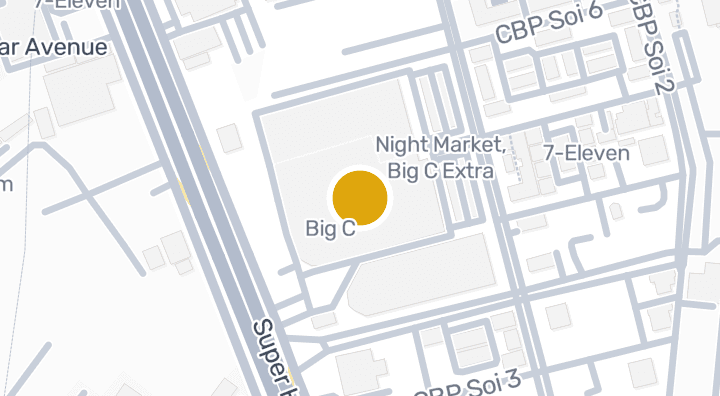 Map showing Big C Extra
