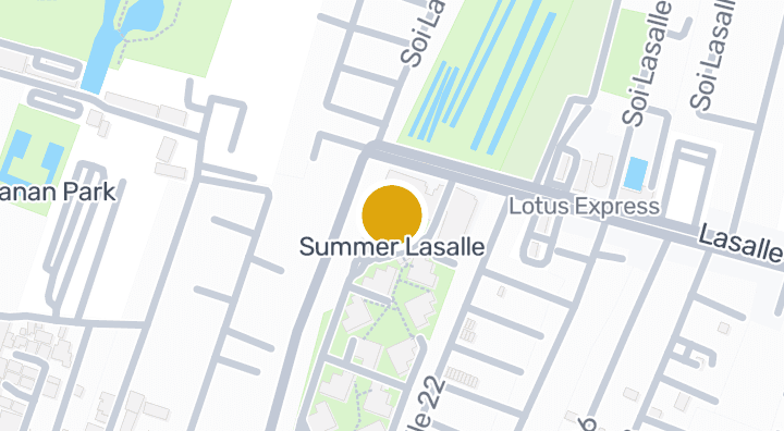 Map showing Summer Lasalle