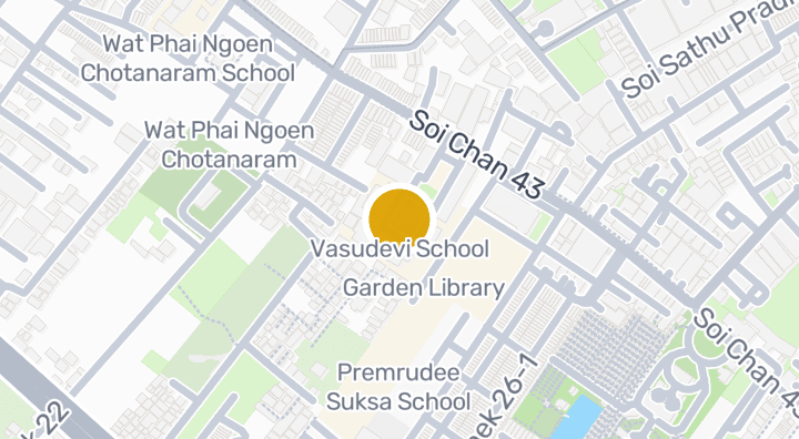 Map showing Vasudevi School