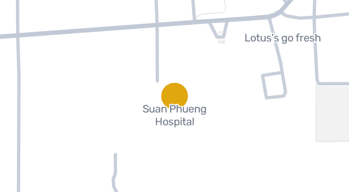 显示Suan Phueng Hospital的地图