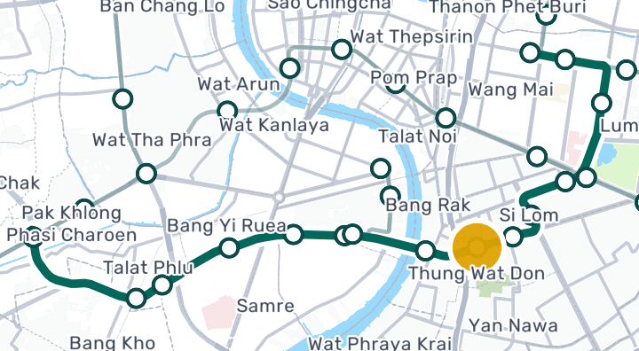 显示素拉剎的地图