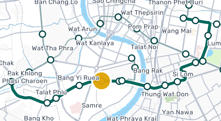 Karte von Bahnhof Wongwian Yai