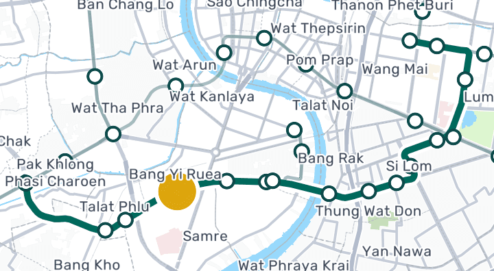 Karte von Pho Nimit Station
