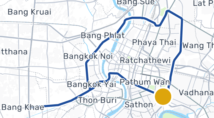 显示孔提車站的地图