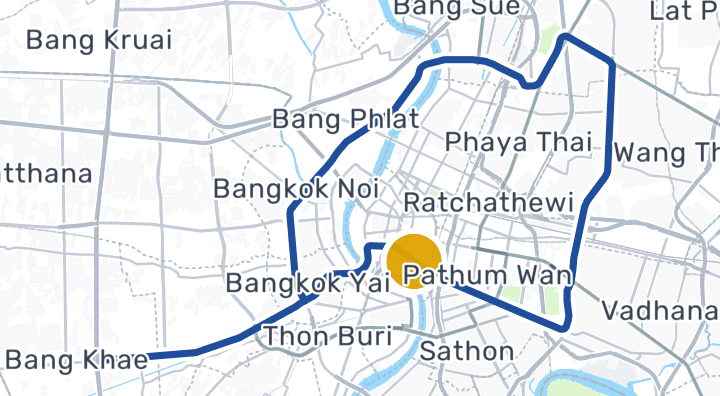Wat Mangkon Stationを示す地図