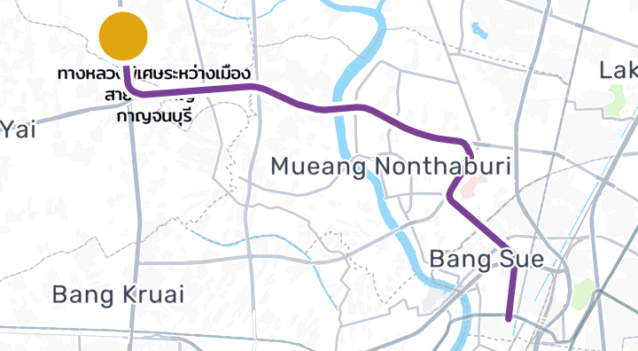 Khlong Bang Phai Station 위치 지도