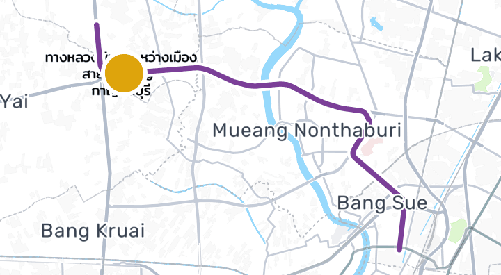 Sam Yaek Bang Yai Station 위치 지도