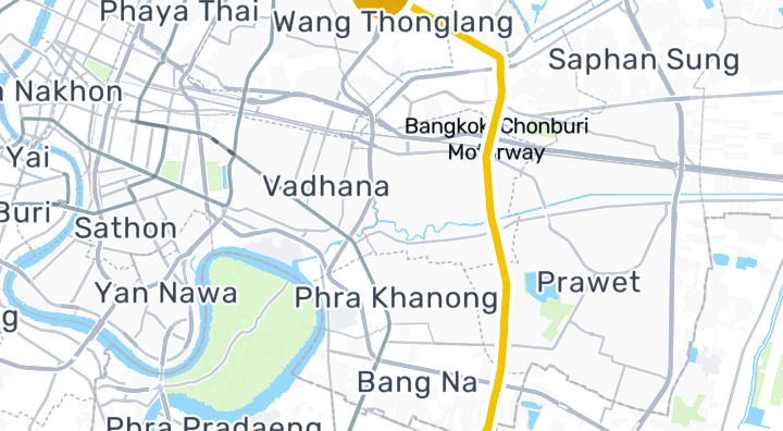 Lat Phrao 71 Station 위치 지도