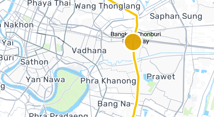 フアマーク駅を示す地図