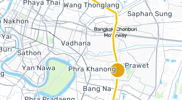 Karte von Suan Luang Rama 9 Station
