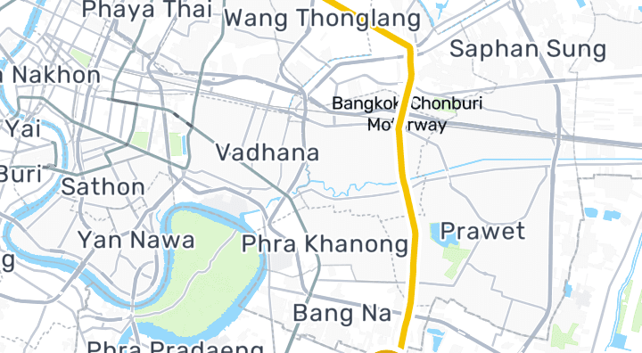 Map showing Si Bearing Station