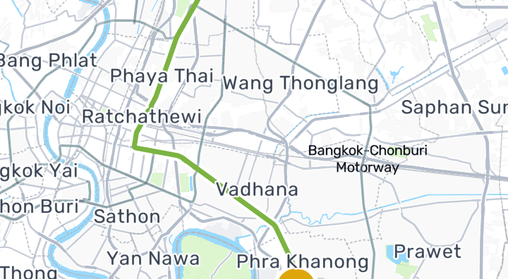 显示烏東素的地图