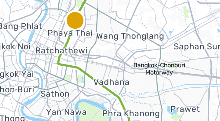 Karte von Station Saphan Khwai