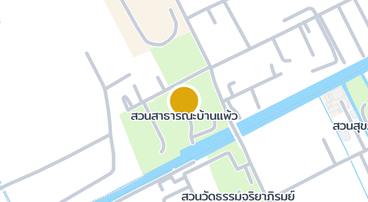 显示สวนสาธารณะบ้านแพ้ว的地图