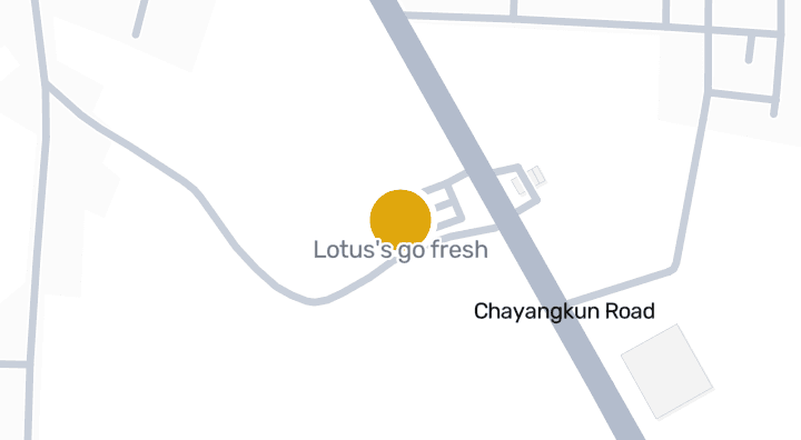แผนที่แสดงLotus's go fresh