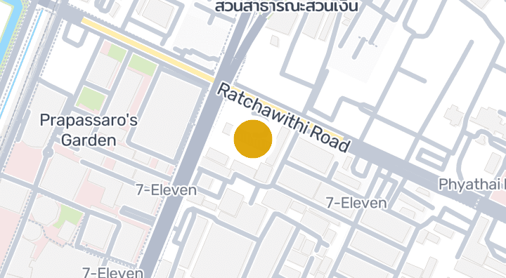 Map showing The Bangkok School for The blind