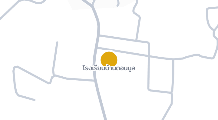 Map showing โรงเรียนบ้านดอนมูล