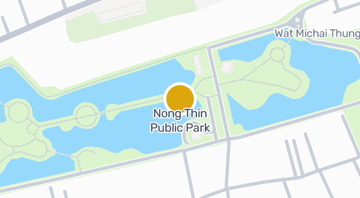 แผนที่แสดงสวนสาธารณะหนองถิ่น