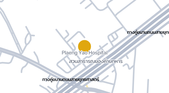 显示Plaeng Yao Hospital的地图