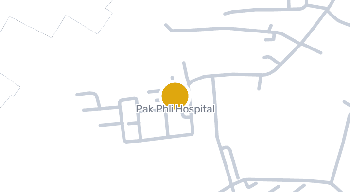 แผนที่แสดงโรงพยาบาลปากพลี
