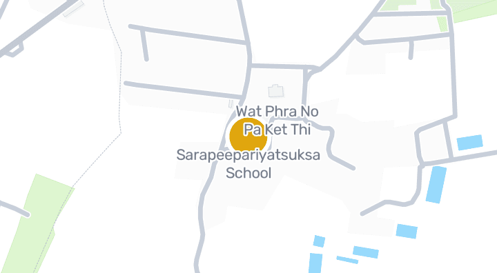 Map showing Sarapeepariyatsuksa School
