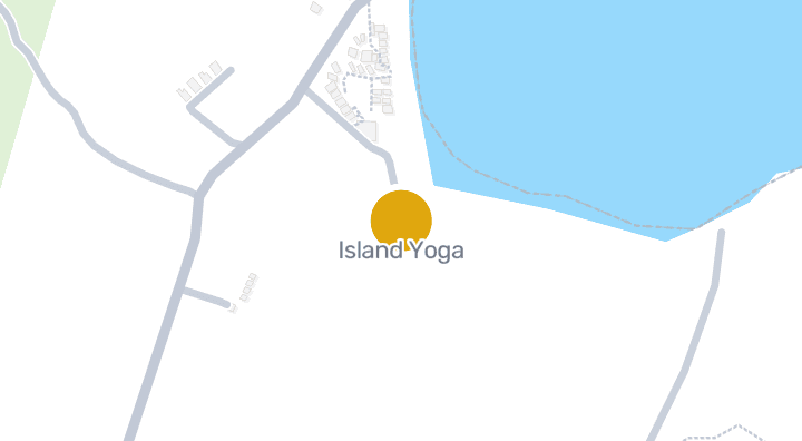 แผนที่แสดงIsland Yoga