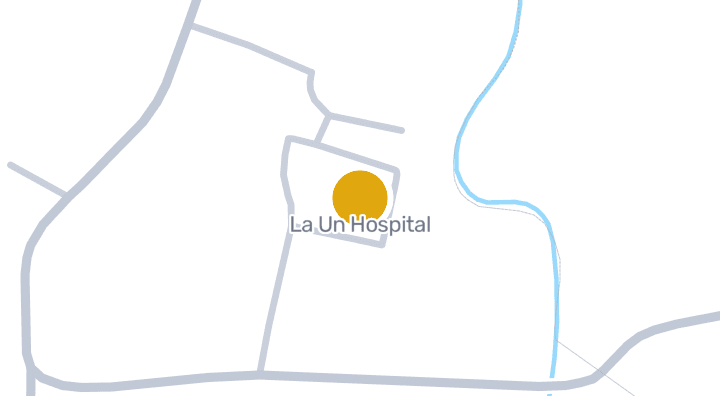 แผนที่แสดงโรงพยาบาลละอุ่น