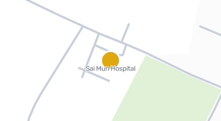 แผนที่แสดงโรงพยาบาลทรายมูล