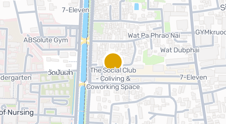 แผนที่แสดงThe Social Club - Coliving & Coworking Space
