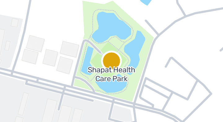 แผนที่แสดงShapat Health Care Park