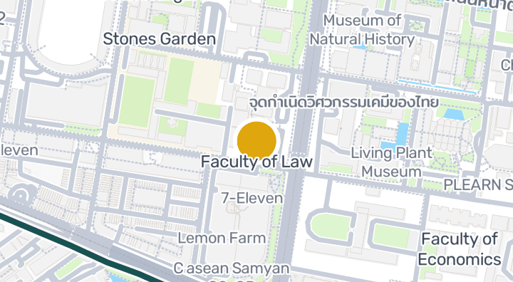 Map showing Faculty of Law