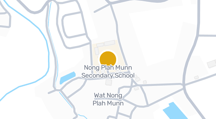 Map showing Nong Plah Munn Secondary School