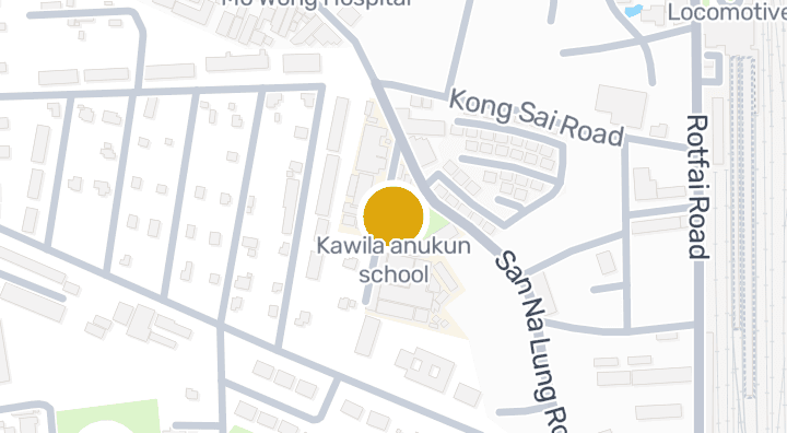 Map showing Kawila anukun school