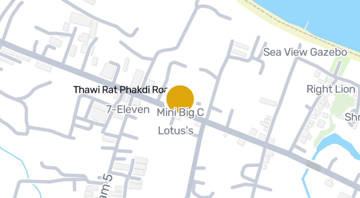 Map showing Mini Big C