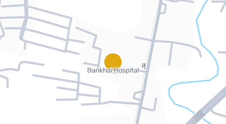 แผนที่แสดงโรงพยาบาลบ้านค่าย